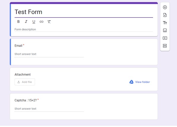 Google Forms 